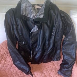 Faux leather forever 21 Moto jacket size small